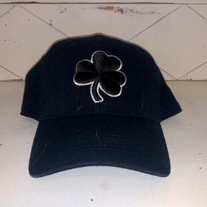 Notre Dame black clover hat